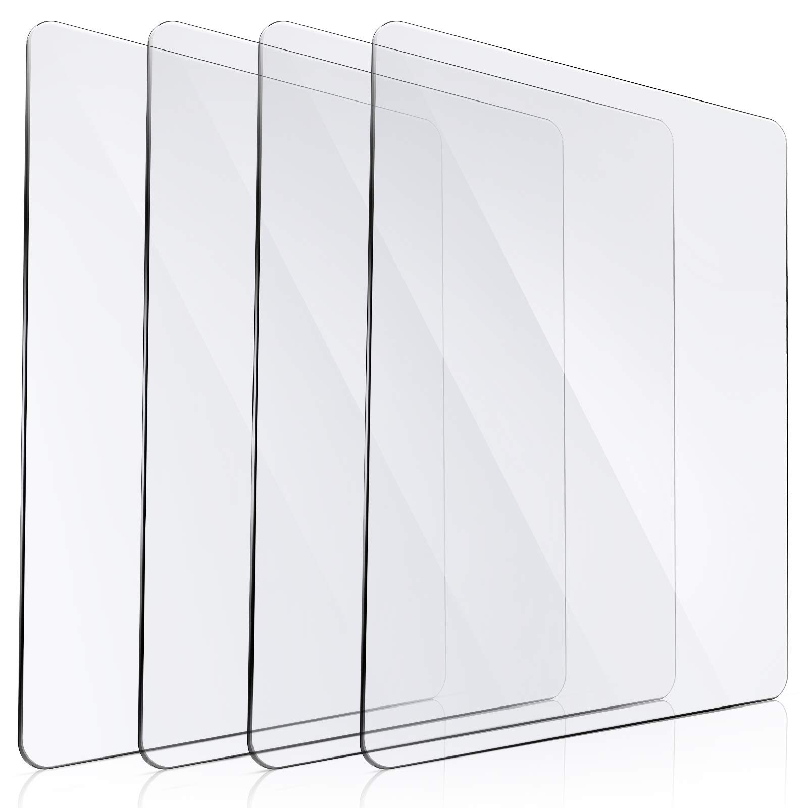 Photo 1 of Transparency Acrylic Cutting Pads Die Cutting Plates for Embossing Crafting (4 Pieces, 8.7 x 6.1 Inch)