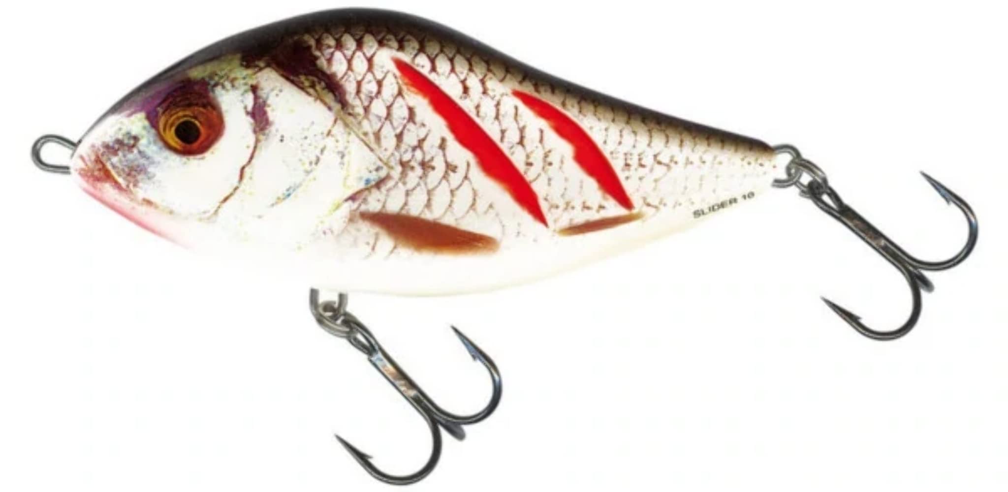 Salmo Slider Sinking Wounded Real Grey Shiner 12cm Lure