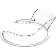 Pouring Shield for KitchenAid 4.5-5 Quart Tilt-Head Stand Mixers Artisan & Classic Series by MMOBIEL – Pouring Chute & Preven