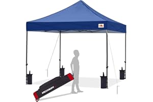 ABCCANOPY Patio Pop Up Canopy Tent 10x10 Commercial-Series (Navy Blue)