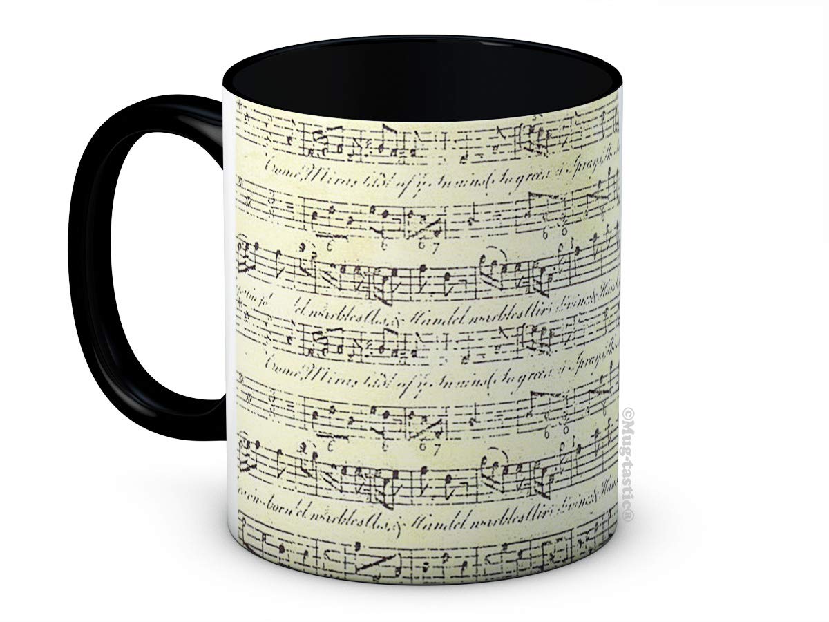 Antique Sheet Music - Musical - Ceramic Coffee Mug