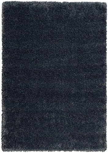 Rug Squared Monticello Shag Area Rug (MNO01), 7-Feet 10-Inches by 9-Feet 10-Inches, Navy