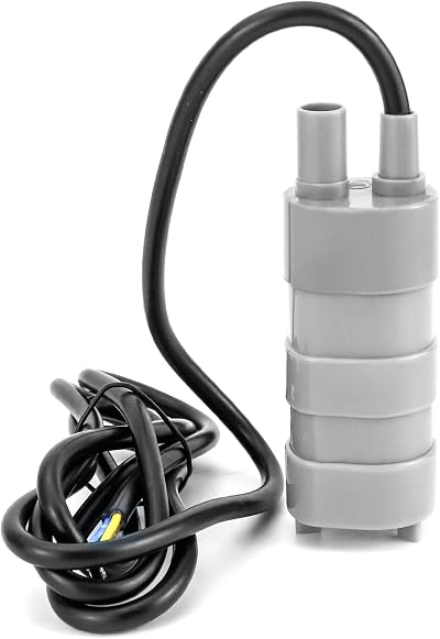 QWORK 12V Submersible Water Pump 840 L/H 5M Lift Freshwater Aquarium Garden