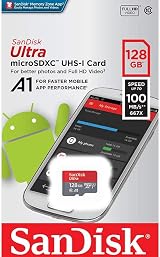 SanDisk Ultra microSDXC 128GB Speicherkarte A1 U1 Class 10 SDSQUAR-128G-GN6MN view 4