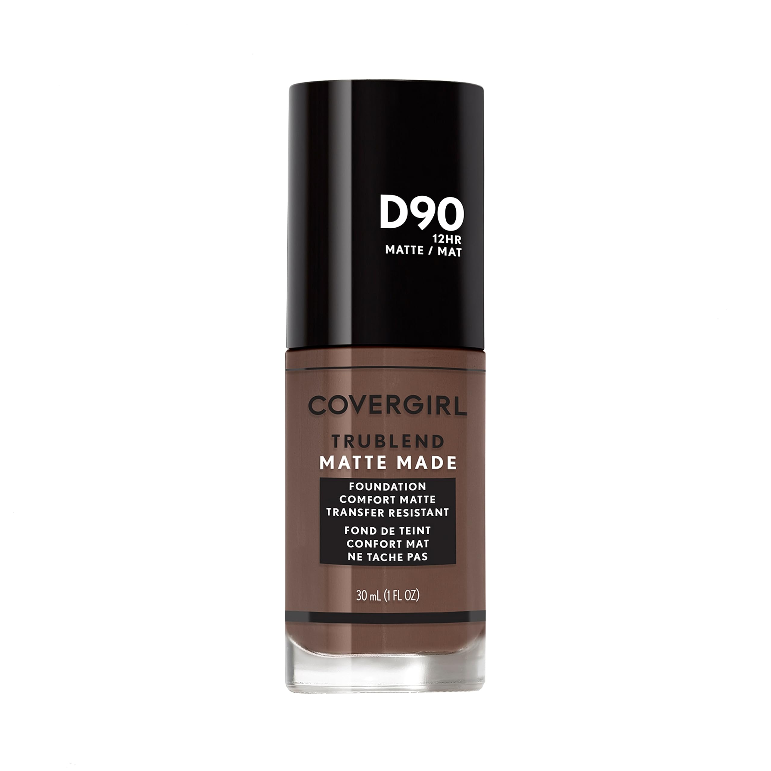 CoverGirl TruBlend Matte Made Liquid Foundation - D90 Espresso For Women 1 oz Foundation