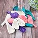 RUBFAC Unicorn Mermaid Balloons 12 Inches 112pcs, Light Pink Blue Purple Assorted Color Thickened Latex Balloons for Unicorn Party, Mermaid Decoration, Birthday Party Decorations