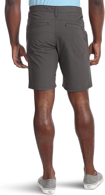 wrangler men's outdoor performance flat front shorts