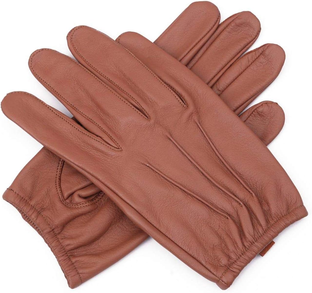 Genuine Goat Leather Low Cut Driving Gloves Cognac At Amazon Men s