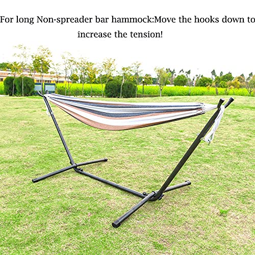 ONCLOUD 9 FT Hammock Stand Only Heavy Duty Indoor Outdoor Universal