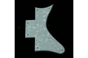 MLAVAL GUITAR PARTS Washburn WI64DL WI 64 DL Style Guitar Pickguard,4ply White Pearl