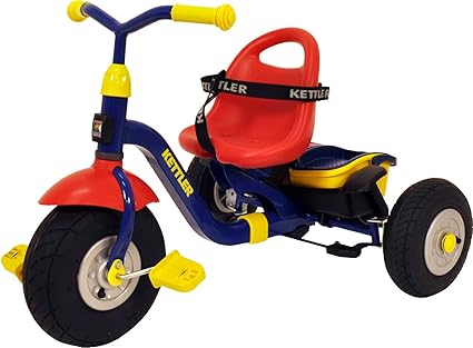 KETTLER Happy Air Navigator Fly Triciclo Convertible con asa de Empuje para dirección y cubeta de Arena de Juguete, Paseo y Triciclo para niños pequeños: Amazon.com.mx: Juegos y juguetes