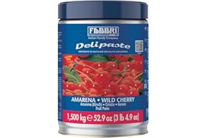 Fabbri Delipaste Amarena Cherry, Flavoring Compound for Gelato, Ice Cream, Soft Serve, Pastry and Confectionary - 1 Tin of 3.3 lb