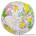 Rhode Island Novelty 12 Inch Clear Globe Inflate Beach Ball | Pack of 12
