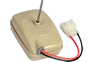 DEELIEX WR60X10348 Refrigerator Condenser Fan Motor Fit for GE Hotpoint Replace WR60X10048, WR60X10071, WR60X10140, WR60X10142, WR60X10186, WR60X10241, WR60X10350, 197D2411P017, 37050068, 4248260, AP5982576.