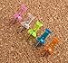 MROCO Push Pin Push Pins Color Push Pins Office Push Pin, Clear Push Pins,Thumb Tacks,Thumb Tack Decorative for Cork Board, Home, Sharp Steel Points 3/8 Inch,5 Colors 300 Pieces