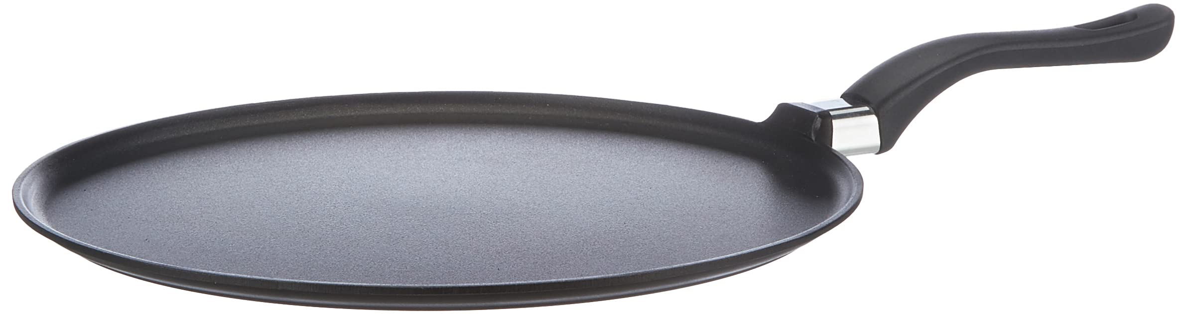 Home Granchef Non-Stick Crepe Pan with Handle, Aluminium, Black, 32 cm