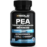 Palmitoylethanolamide Pea Supplement 600 mg | Micronized Pea 99% Highly Purified and Bioavailable | Made in USA | Supplement for Men and Women - 120 Capsules