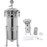 1.5" NPT Stainless Steel Bag Filter Housing | 1.0MPa Maximum Pressure, 0.23m&sup2;/2.48ft&sup2; Filtration Area, Multi-Purpose Industrial Sock Filter