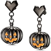 Dorunmo Halloween/Christmas/Thanksgiving Day Earrings 925 Sterling Silver Hypoallergenic Gothic Dangle Earrings Halloween Jewelry Gifts for Women