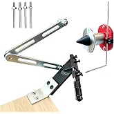 Lawn Mower Blade Sharpener and Magnetic Wall Mount Blade Balancer, Black | Black and Red, Replaces 339075B, 42-047, Model 5005 Precision Control from 15&deg;&ndash;45&deg; . Fits 1.65"&ndash;3.60" Blades
