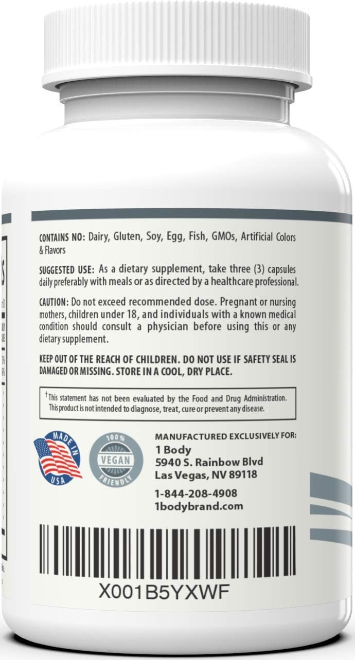 Support Healthy Brain Function with Nootropics, Improve Memory and Boost Focus - Alpha GPC, Lion’s Mane Extract, Bacopa Monnieri, Phosphatidylserine, Ginkgo Biloba, Rhodiola Rosea, Huperzine A: Health & Personal Care