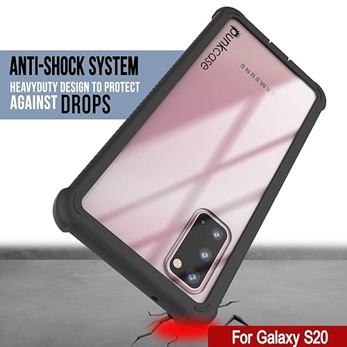 Punkcase Galaxy S20 Case [Spartan Series] Clear Rugged Heavy Duty