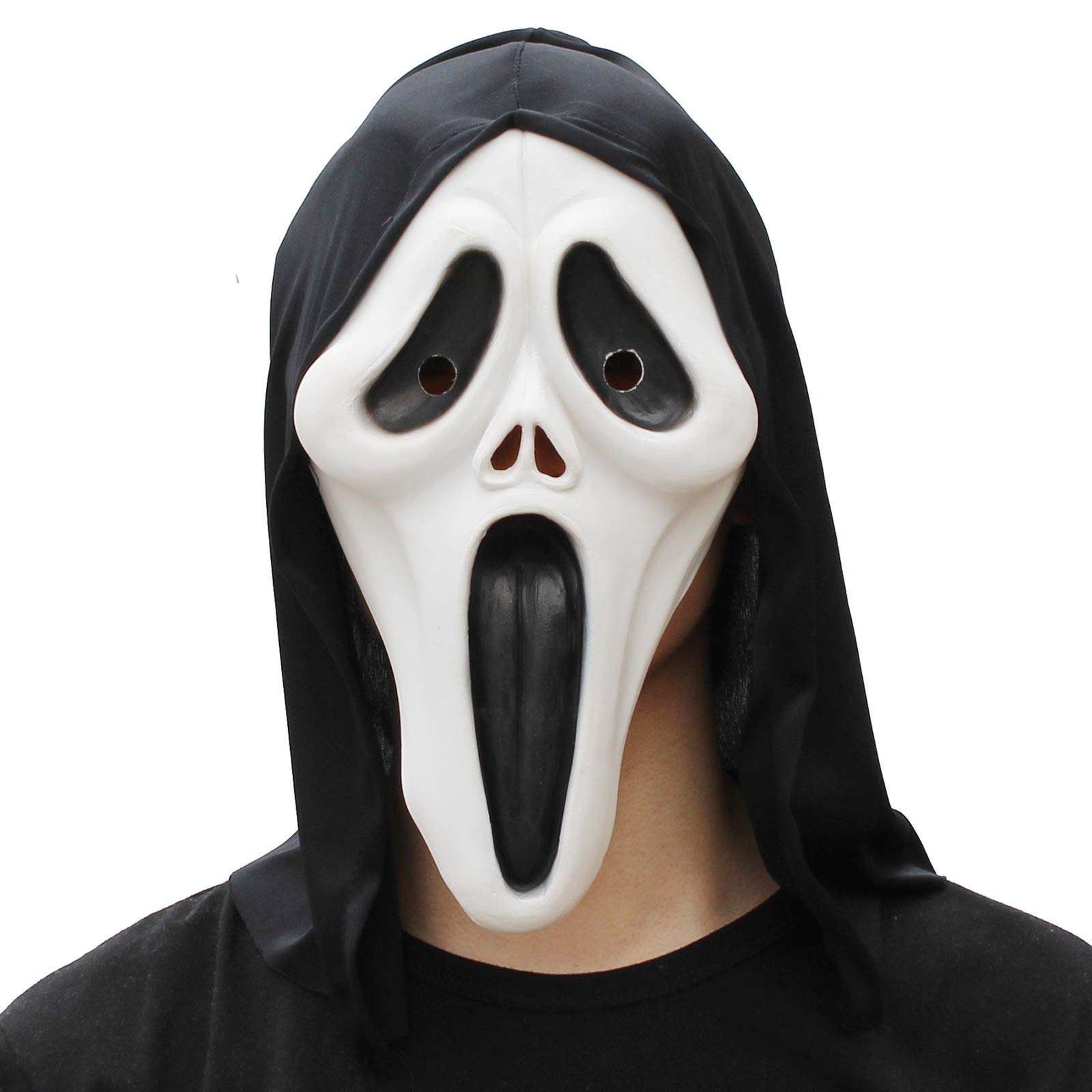 PartyHop Scream Mask Ghost Latex Full Head Masks Scary Masks for Halloween