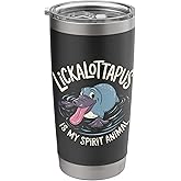 Funny Lickalottapus Is My Spirit Animal Stainless Steel Insulated Tumbler