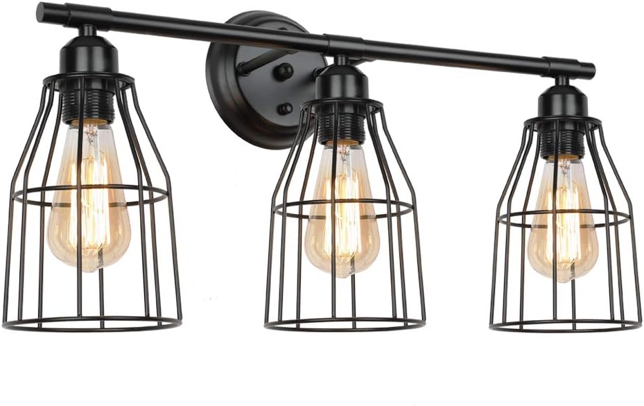 Best Industrial Cage Vanity Lighting
