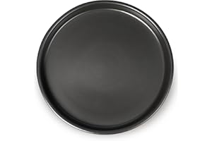 EPFamily Flower Pot Saucer 12 Inch - Ceramic Plant Saucer for Outdoors Plant Drip Tray for Pots Indoor No Holes Large Plant Dishes to Catch Water Decorative Plant Drainage Tray Black