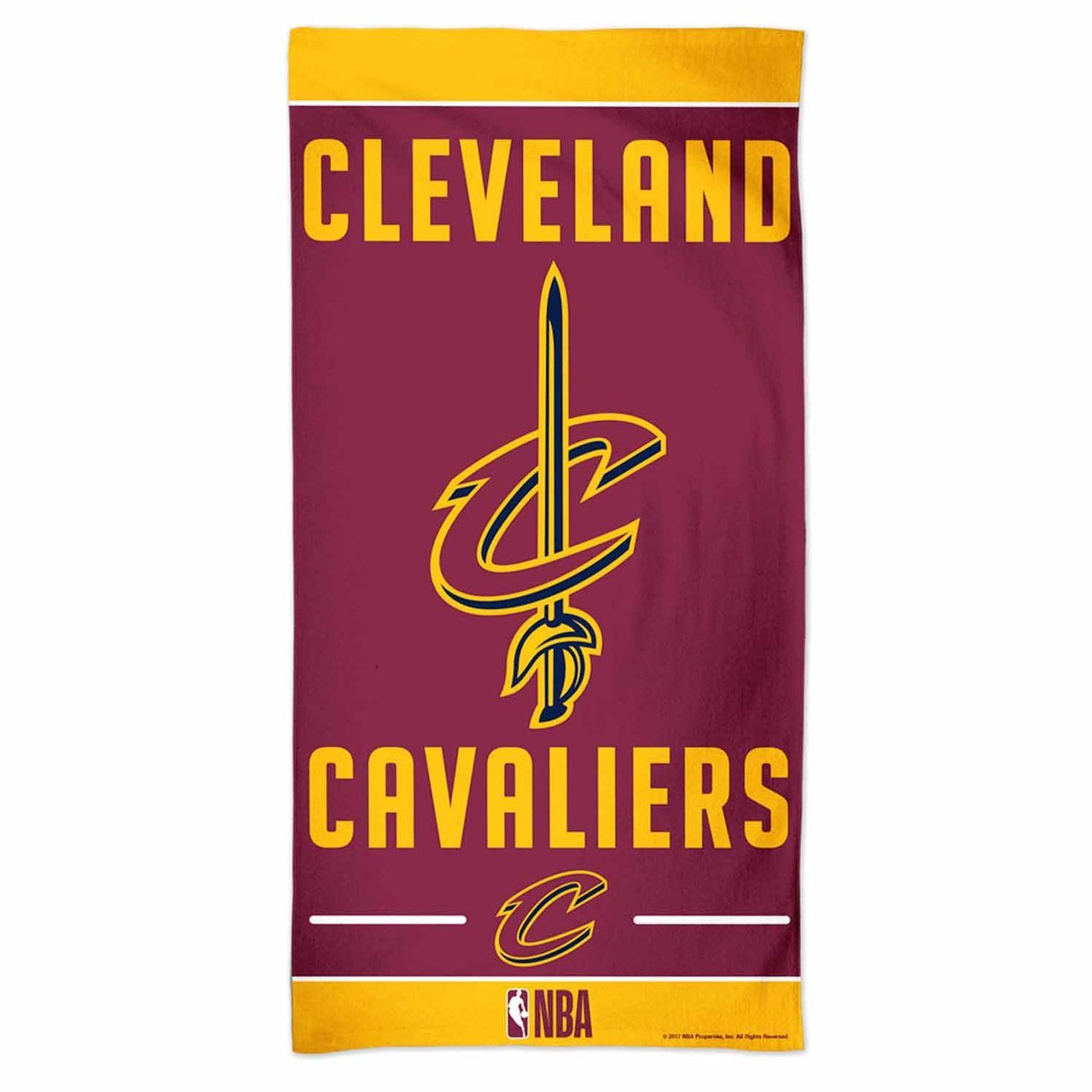 Wincraft NBA Cleveland Cavaliers Beach Towel, 30"x60", Team Color