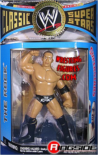 ROCK (LJN STYLE) - CLASSIC SUPERSTARS 15 WWE TOY WRESTLING ACTION FIGURE