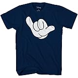 DisneyMickey Mouse Hang Loose Hand T-Shirt for Adult