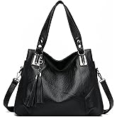 PORRASSO Women Handbags Fashion Hobo Shoulder Bag Ladies Crossbody Bag Large Tote Purse