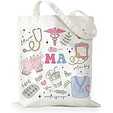 RNYJJ Nurse Gifts for Women Tote Bag Nurse Canvas Tote Bag for Nurse CNA Certified Nurse Assistant