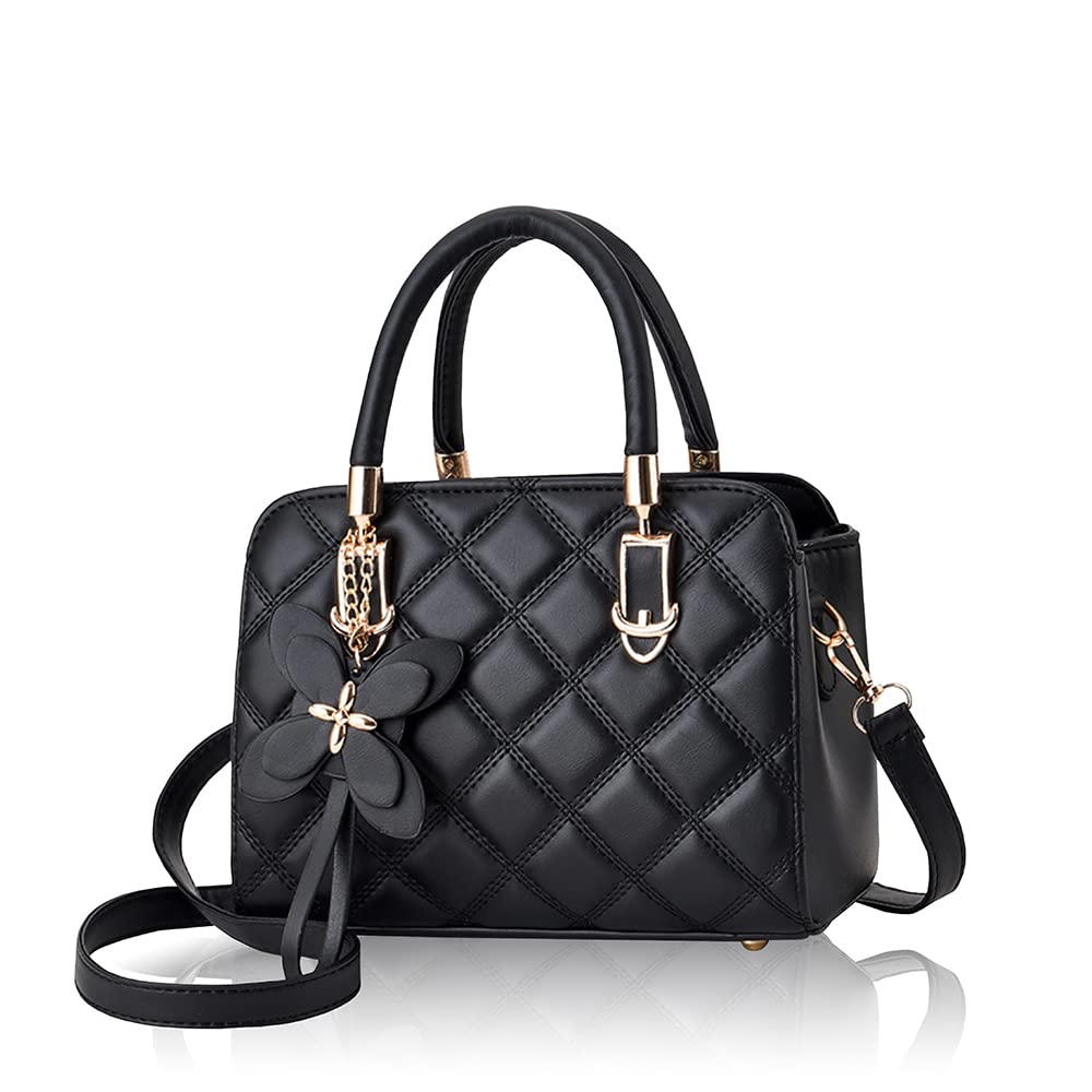 T.Y.ryanryan Women's Shoulder Bag, Smaller, Crossbody Handbag, Quatrefoil