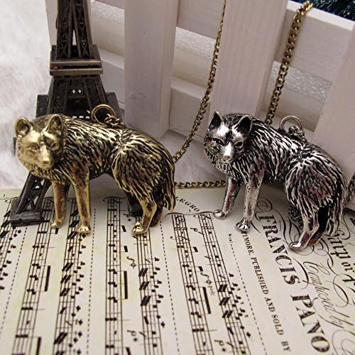 Trend Leader fashion accessories diva design wolf long pendant necklaces jewelry 4 color