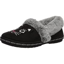 Amazon.com: Skechers Pantuflas de pijama Too Cozy-Meow para mujer ...