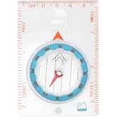 ust Waypoint Compass with Transparent Base Plate for Outdoor Survival, Hiking, Backpacking