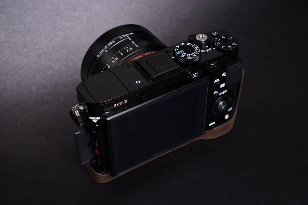 NOT FIT RX1R BolinUS Handmade Genuine real Leather Half Camera Case bag