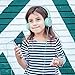 Criacr Kids Headphones, Noise Reduction School Wired Headphone, Lightweight Foldable Stereo Tangle-Free 3.5mm Audio Jack, Microphone, in-line Controller On-Ear Headsets for Children, Boys, Girls
