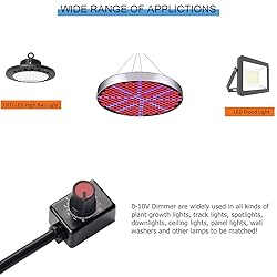 DKARDU 2 pcs DC 0/1-10V Knob LED Dimmer Mini
