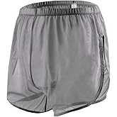 ZONBAILON Men's Boxer Shorts Loose Split Side Mesh See-Through Sexy Breathable Underwear M L XL 2XL 3XL