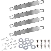 BBQration 4-Pack Universal Adjustable Crossover Tubes for Charbroil | Carryover Tubes for Charbroil Kenmore and Others Most Gas Grill