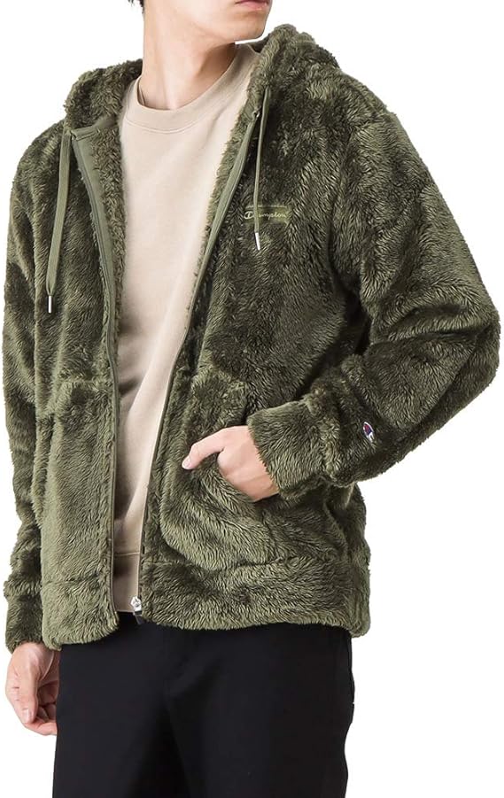 Amazon Champion チャンピオン パーカー 長袖 スウェット メンズ シェルパフリースジップパーカー ジップアップパーカー C3 L615 トレーナー パーカー 通販