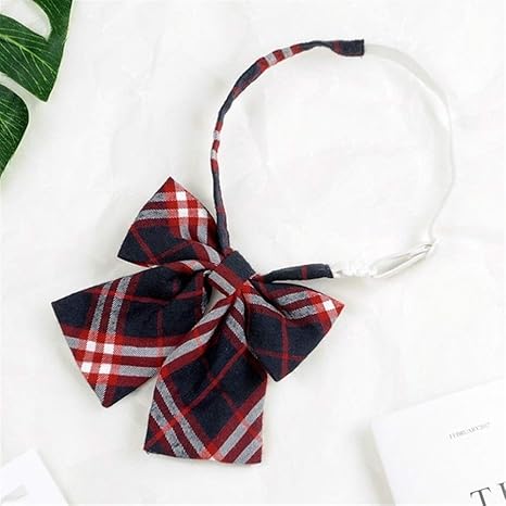 Amazon Co Jp Znty ストライプレディースボウタイクラシックシャツ蝶ネクタイ女性ビジネスの結婚式のちょう結びタータンチェックボウ ネクタイ蝶女の子スーツ蝶ネクタイ Color Navy Blue ホーム キッチン