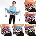 Comemall Women Girls Paillette Belly Dance Hip Scarf Waistband Belt Skirts