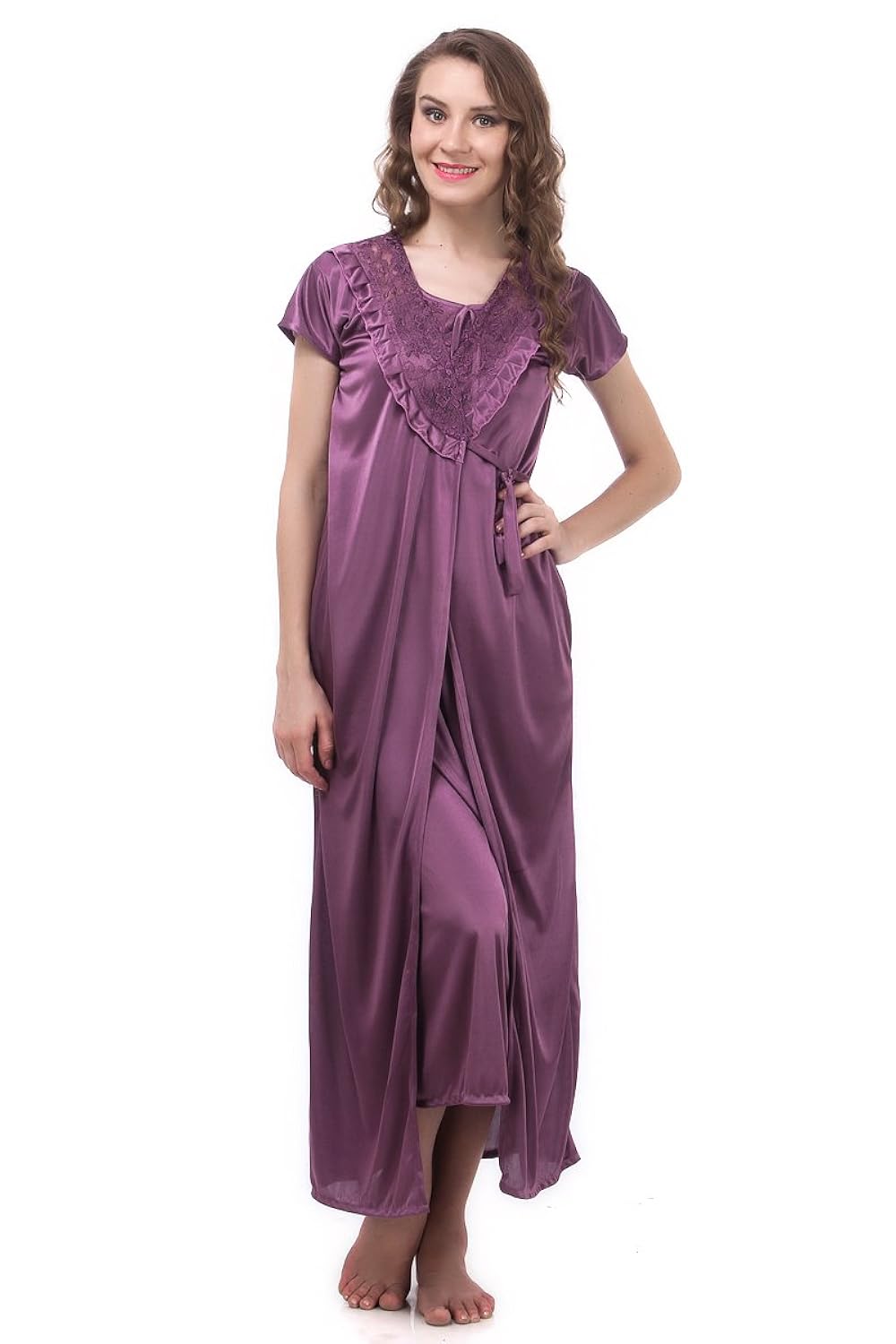 fasense women's satin nightwear - set of 6