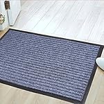 Jinwen 122668 Entrance Rug Floor Mats Washable Indoor/Outdoor Low Profile Doormat Shoe Scraper Doormat (31.5"X20")
