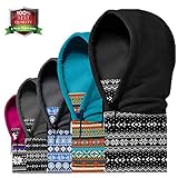 TRIWONDER Fleece Balaclava Face Mask for Cold Weather Ski Mask Winter Hat Neck Warmer Full Face Cover Cap for Men & Women